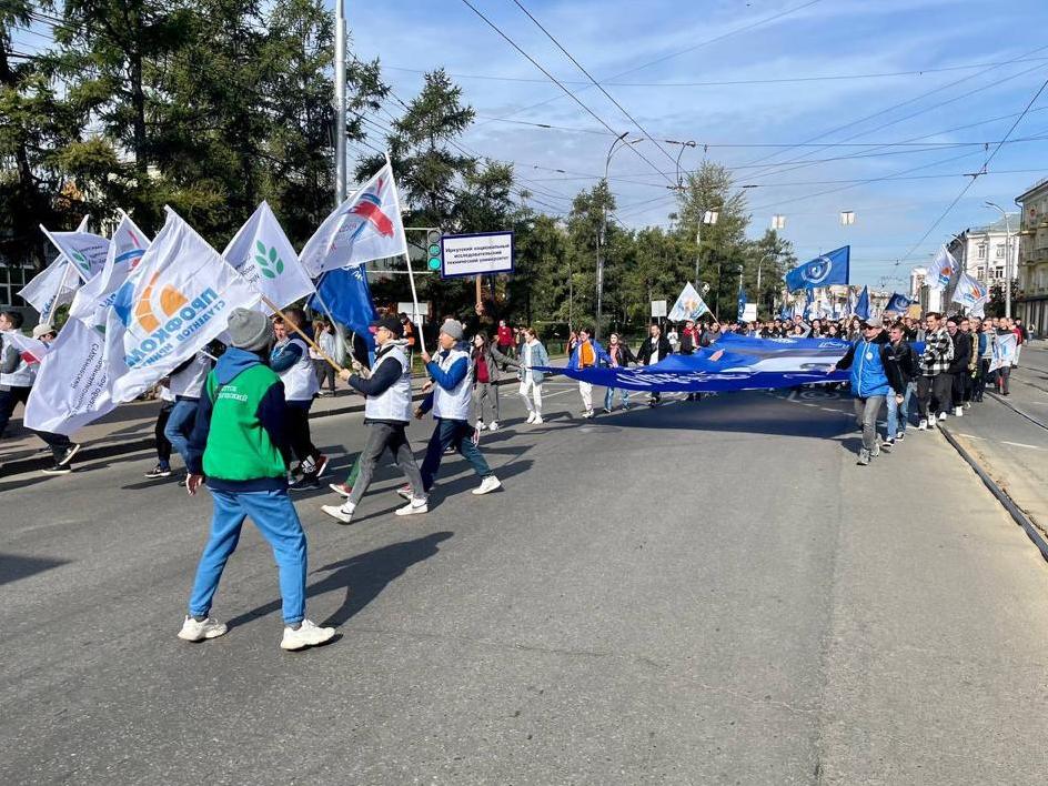 В Иркутске прошел российский парад студенчества
