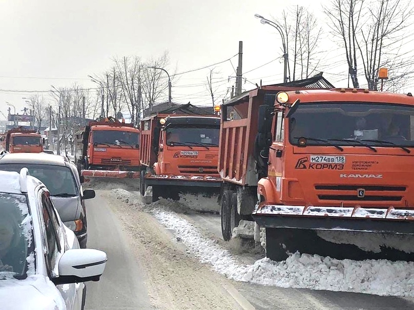 85 тысяч кубометров снега вывезли с улиц Братска с начала зимнего сезона