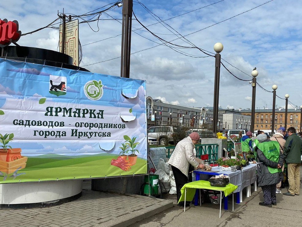 Более 50 садоводов и огородников Иркутска приняли участие в ярмарке