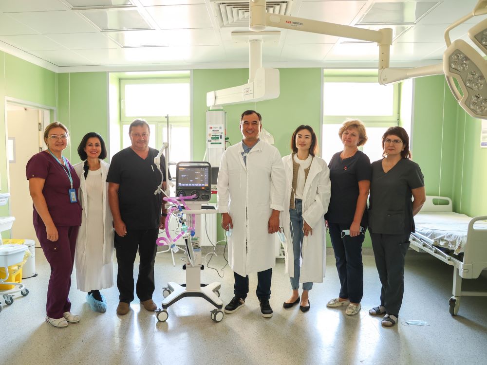 Благотворительный фонд имени Юрия Тена  передал Ивано-Матренинской больнице аппарат искусственной вентиляции легких