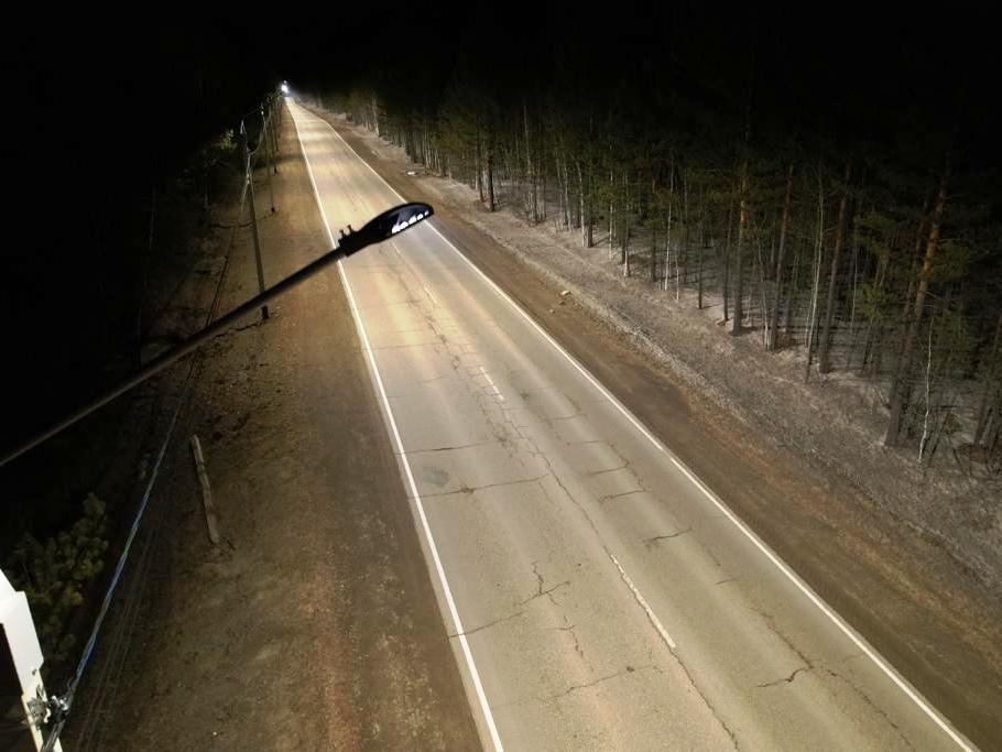 Освещение вдоль автодорог установят у 42 населенных пунктов и на четырех участках дорог региона