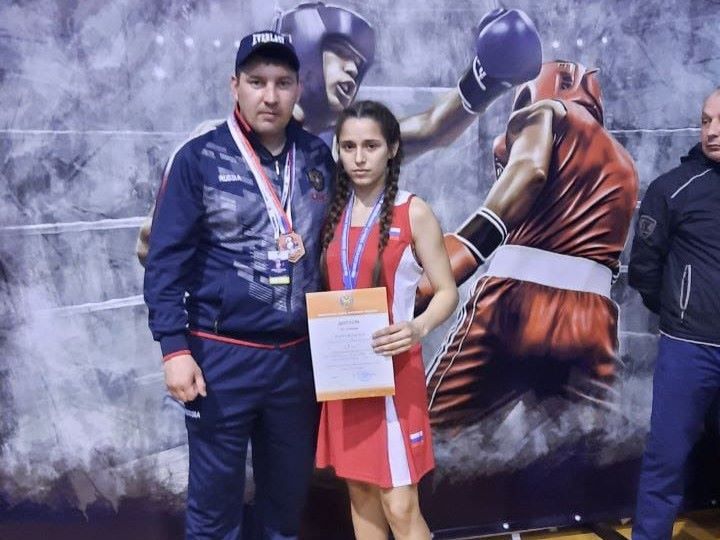 Анастасия Рыбкина заняла третье место на первенстве России по боксу