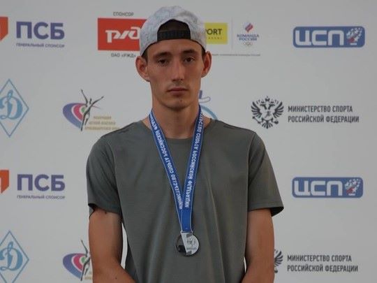 Дмитрий Беляев выиграл серебряную медаль на первенстве России по легкой атлетике