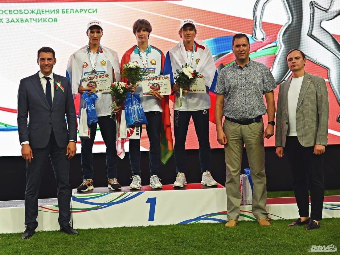 Илья Петрушин стал бронзовым призером Матчевой встречи по легкой атлетике среди команд Союзного государства