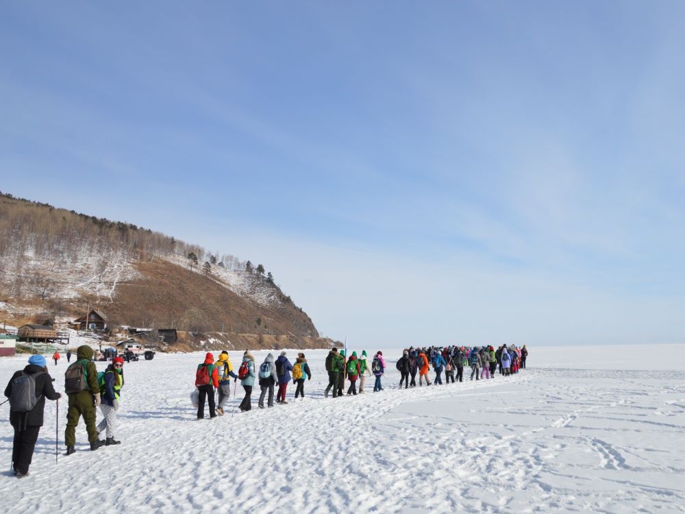 В Иркутской области состоялся юбилейный ледовый переход «Встреча с Байкалом»