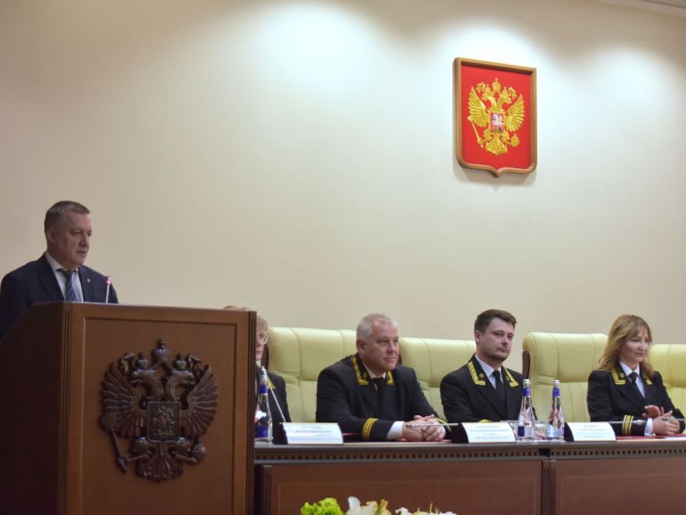 Губернатор принял участие в официальном представлении председателя Арбитражного суда Иркутской области
